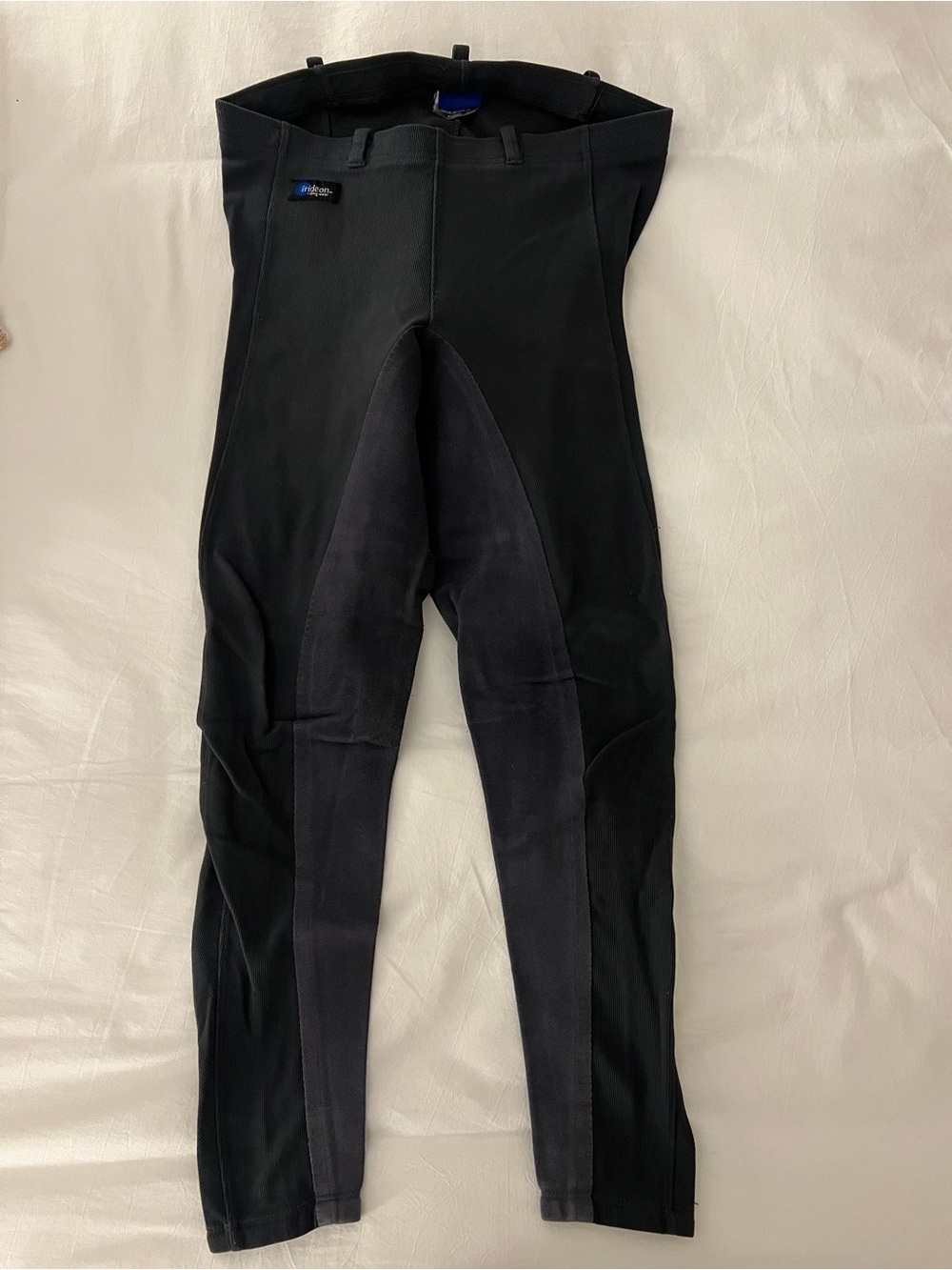 Women's Charcoal Irideon Ribbed Full Seat Tights